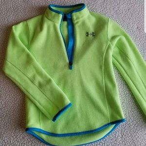 Girls 6x Under ARMOUR fleece 1/2 zip pullover